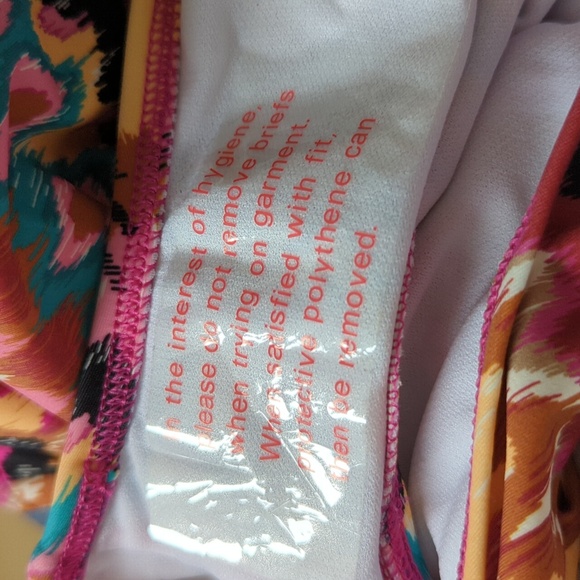 BODEN Cap Sleeve Tie Swimsuit Multi-Color Ikat 6 - Picture 11 of 16